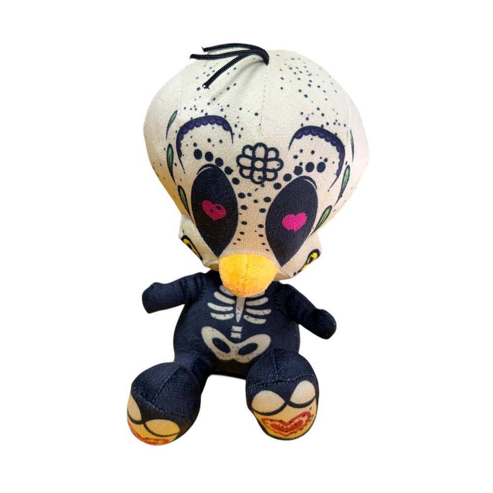 Looney Tunes Tweety Bird Sugar Skull Skeleton‎ Plush Dia de los Muertos 2024